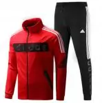 survetement adidas femme homme pants rouge